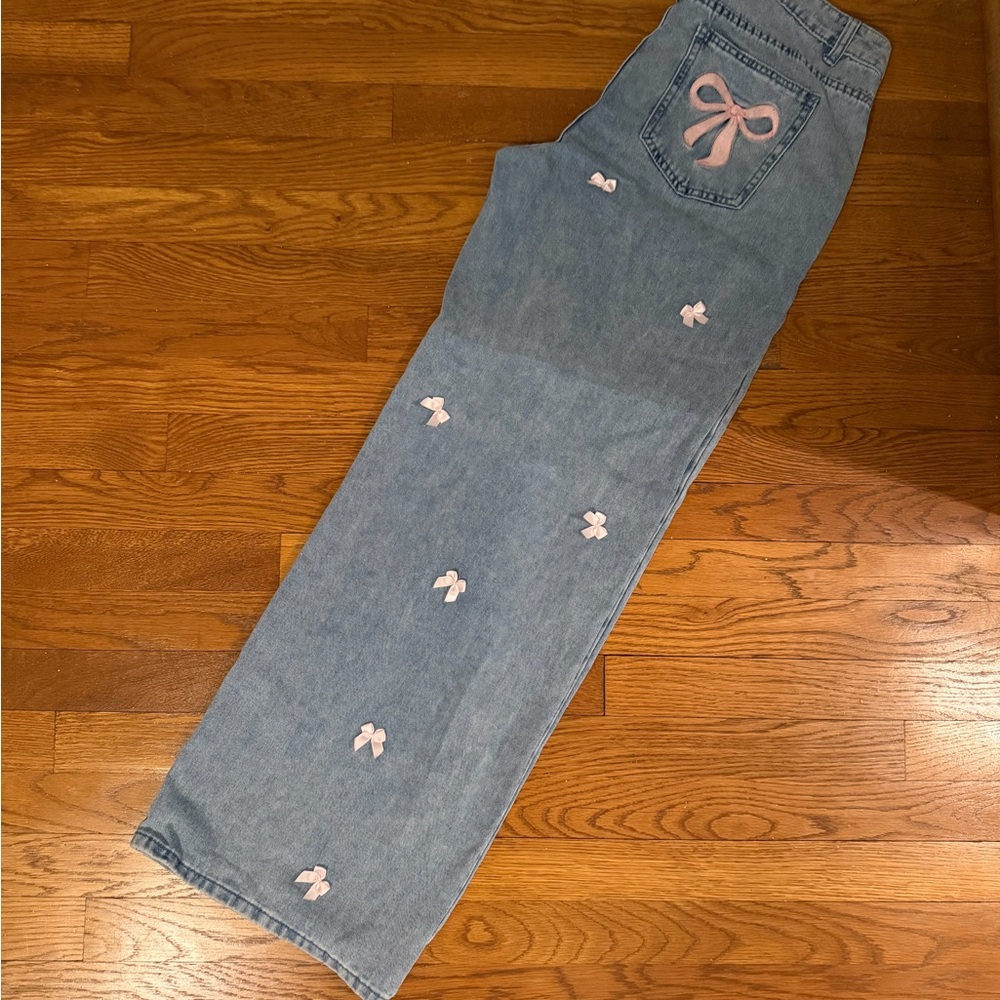 Viral bow jeans - Riley & James